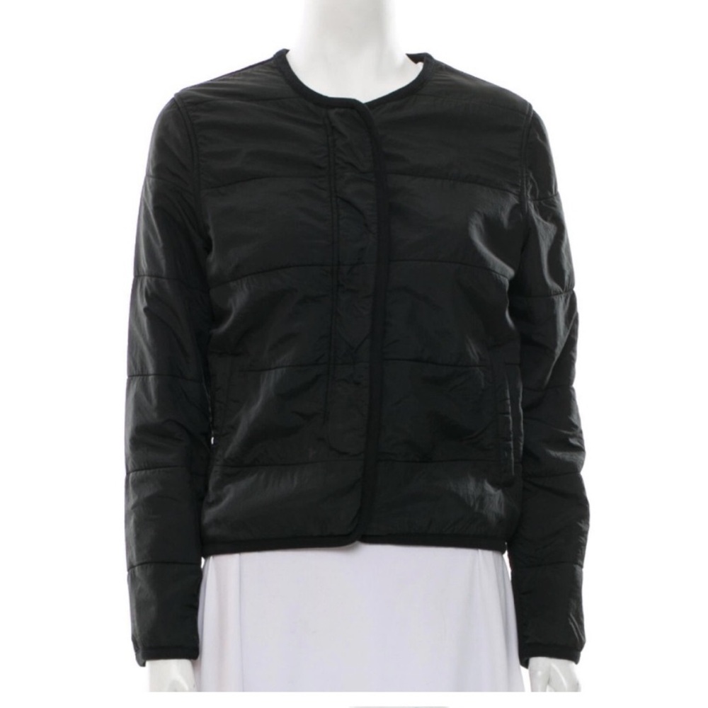 James Perse black bomber jacket